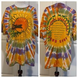 Jimmy Buffett Tie-Dye Tour T- Shirt 2008